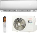 HANTECH Split Klimaanlage 12000 BTU 3,4 kW Inverter Set - Klimagerät mit App-Funktion zum Kühlen und Heizen – Modell Elegant (bis 45m²)