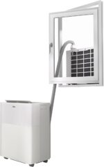 Midea PortaSplit-E Mobile Klimaanlage,Kühlen A++/Heizen A+, 12000 BTU 3,5kW,Mini-Split-Klimaanlage, Farbe Pfirsich,für Räume bis zu 42 m² / 105 m³, nur 39 dB(A) im Silent-Modus [Energieklasse A++]