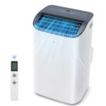 Mobile Klimaanlage 9000 BTU mit Abluftschlauch | 4-in-1 Mobiles Klimagerät | Leiser Betrieb