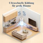 Klimaanlage Mobil 9000 BTU,4-in-1 Mobile Klimaanlage - LED Display&Fernbedienung,leise mobile klimaanlage mit einem Fenstermontagesatz,klimagerät mit abluftschlauch,Raumgröße bis 88m³(33㎡) Tragbare