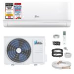 Kältebringer Split Klimaanlage - 12000 BTU (3,5 kW) - Klimagerät mit Heizfunktion, WiFi & App, bis 55qm, sehr leise - Set mit 5m Kupferleitung, Kältemittel R32, Montagematerial, Wandhalterung