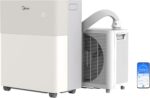 Midea PortaSplit-E Mobile Klimaanlage,Kühlen A++/Heizen A+, 12000 BTU 3,5kW,Mini-Split-Klimaanlage, Farbe Pfirsich,für Räume bis zu 42 m² / 105 m³, nur 39 dB(A) im Silent-Modus [Energieklasse A++]