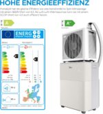 Midea PortaSplit-E Mobile Klimaanlage,Kühlen A++/Heizen A+, 12000 BTU 3,5kW,Mini-Split-Klimaanlage, Farbe Pfirsich,für Räume bis zu 42 m² / 105 m³, nur 39 dB(A) im Silent-Modus [Energieklasse A++]